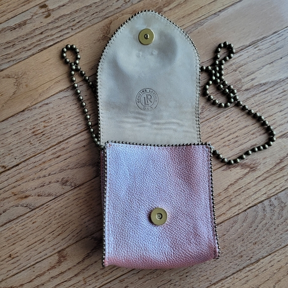 Leatherock Medallion Rhinestone Studded Chain Crossbody Purse Phone Bag - Picture 2 of 15